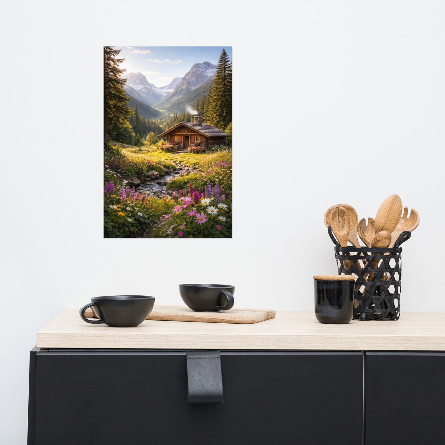 "A quit place in the forest" - Poster